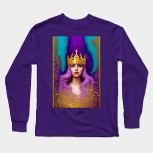 Glitter Queen Long Sleeve T-Shirt